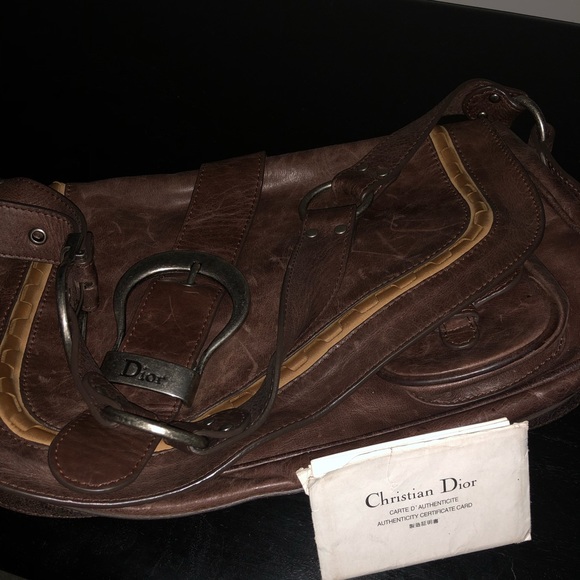 Christian Dior soft leather Guacho bag *Authentic* - Picture 7 of 7